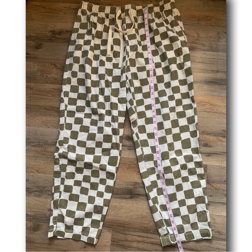 Urban Outfitters Khaki Checkerboard Beach Pants Size-Xl - Picture 10 of 10